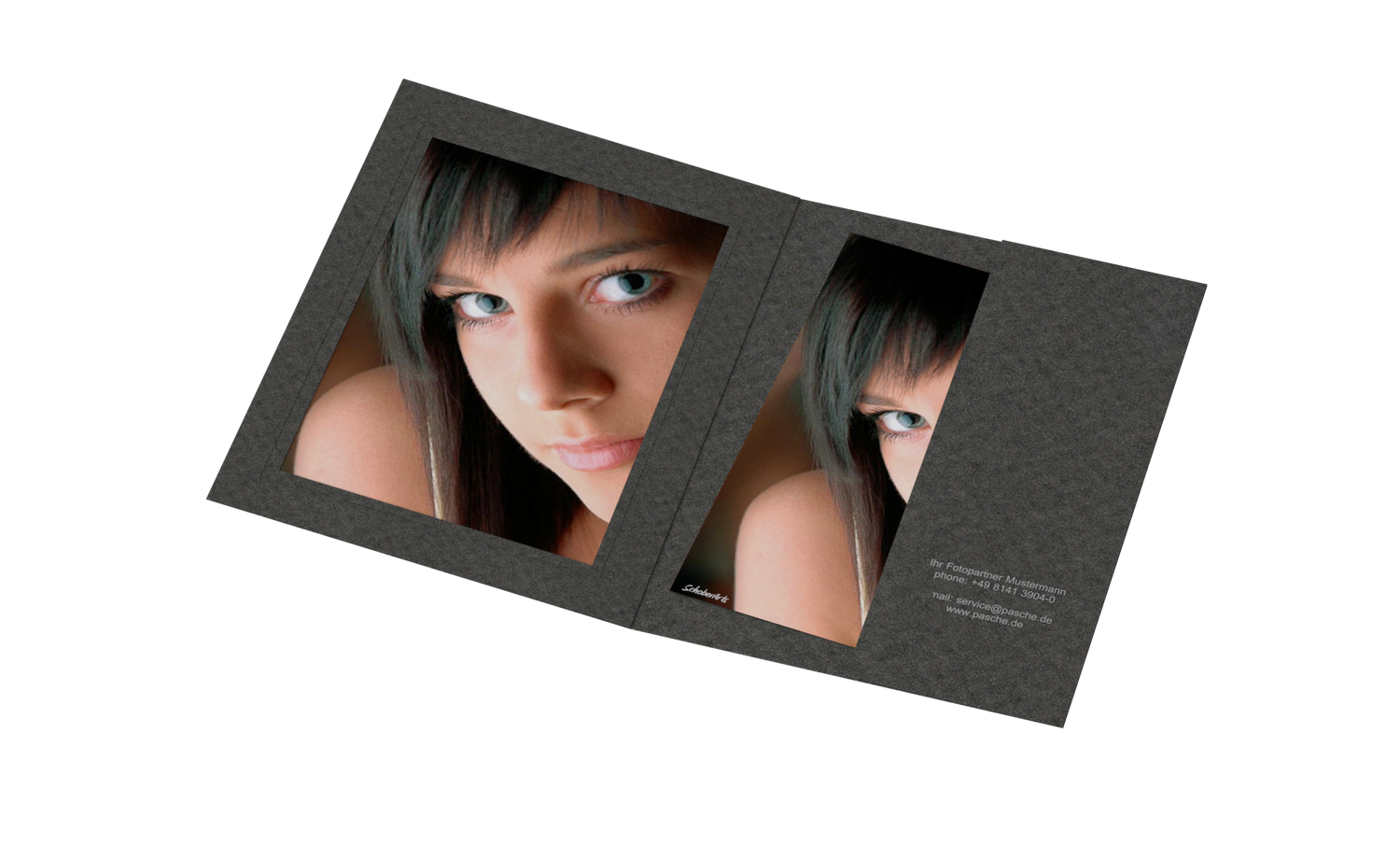 3GMH-M-GR-EXT7I4n4Px5lp1Z Portraitmappe für 13x18cm Bilder Folienprägung