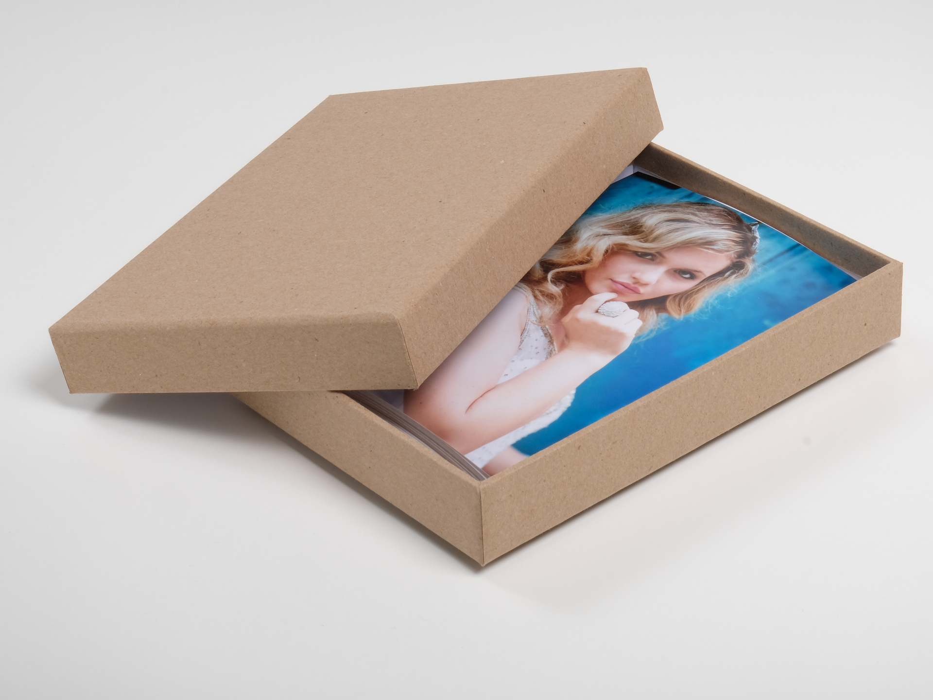 jobo-h3-kr-2223bk Bilderbox 2-teilig von Jorgensen. Für Prints bis 13x19. Füllhöhe 30mm, Bezug Kraftpapier