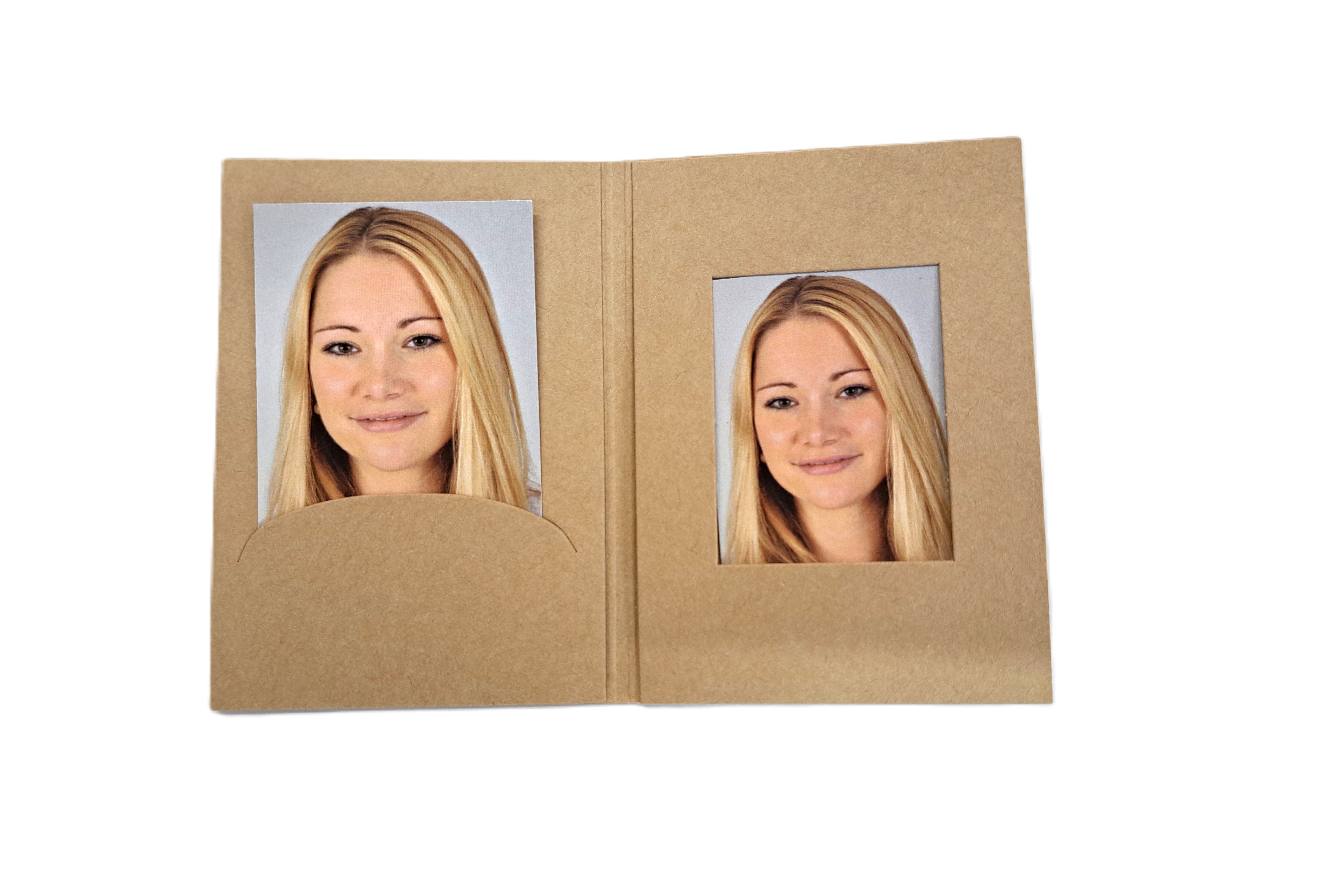 Passbildmappe klein Bildausschnitt 32x42 Lagerware Passbildmappe klein Bildausschnitt 32x42 Lagerware