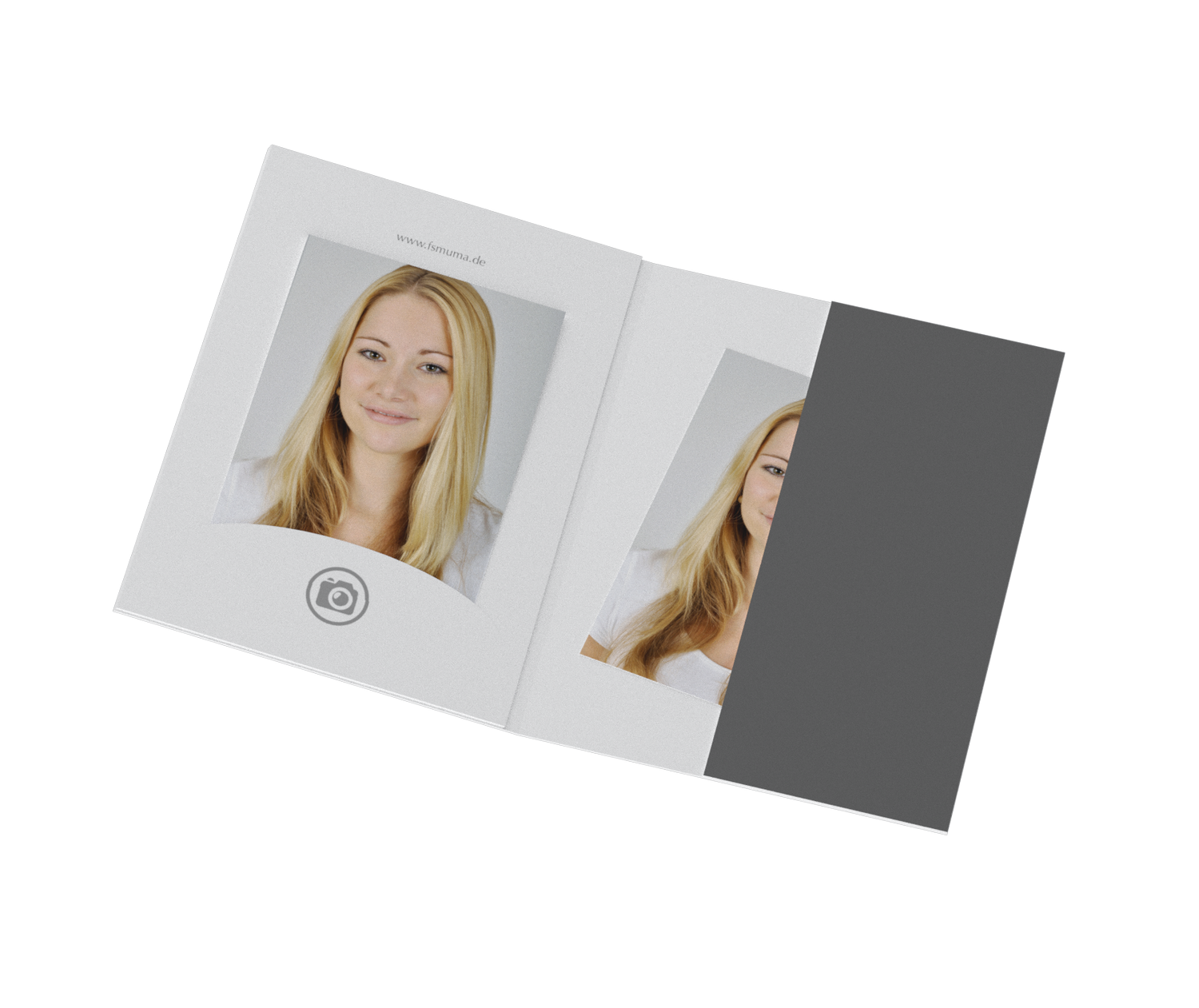 3GTH-XS-EG Portraitmappe für Bilder bis 6x9cm Offset