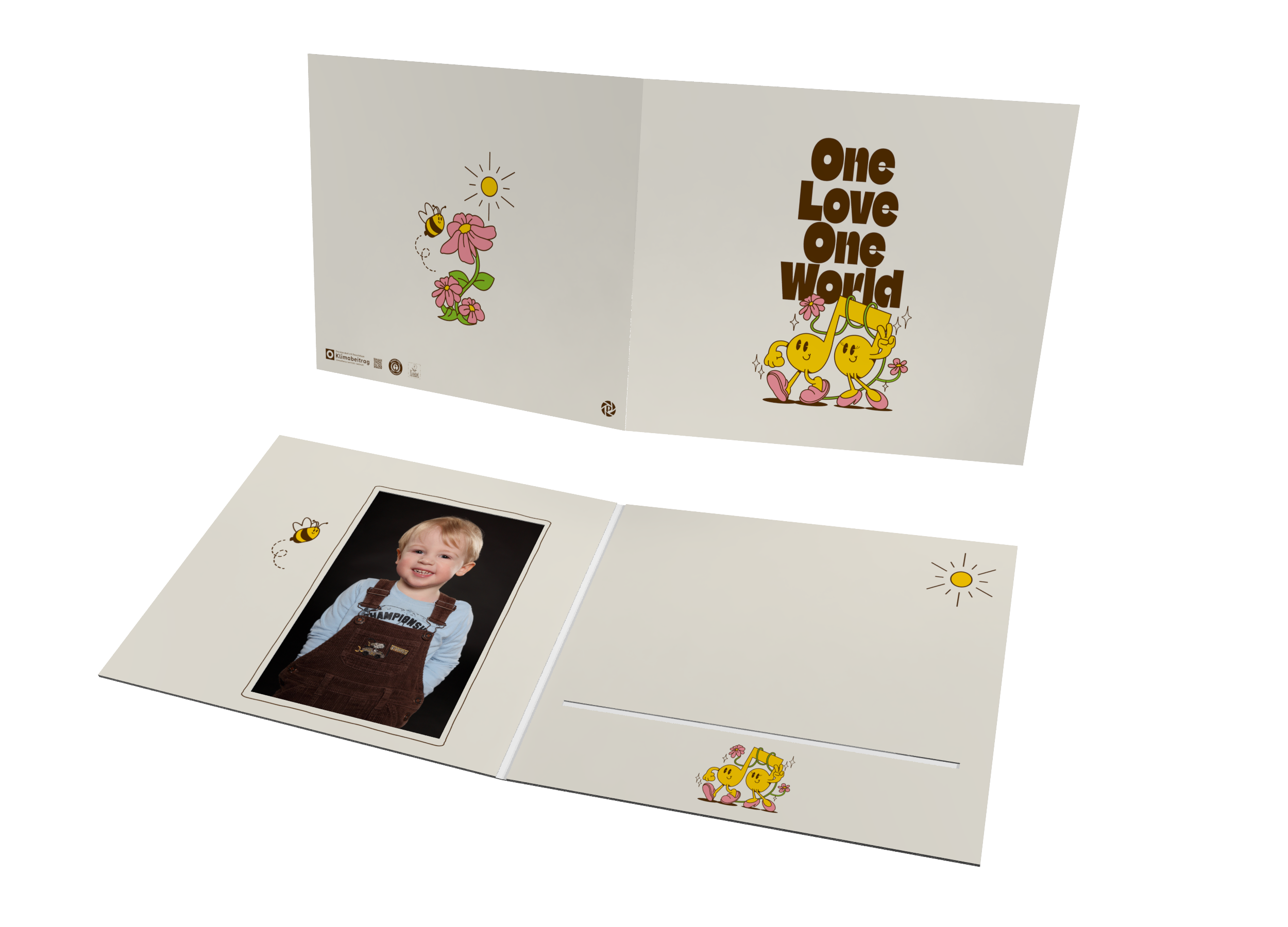 Motiv One Love -Recyclingpapier- Motiv One Love -Recyclingpapier-