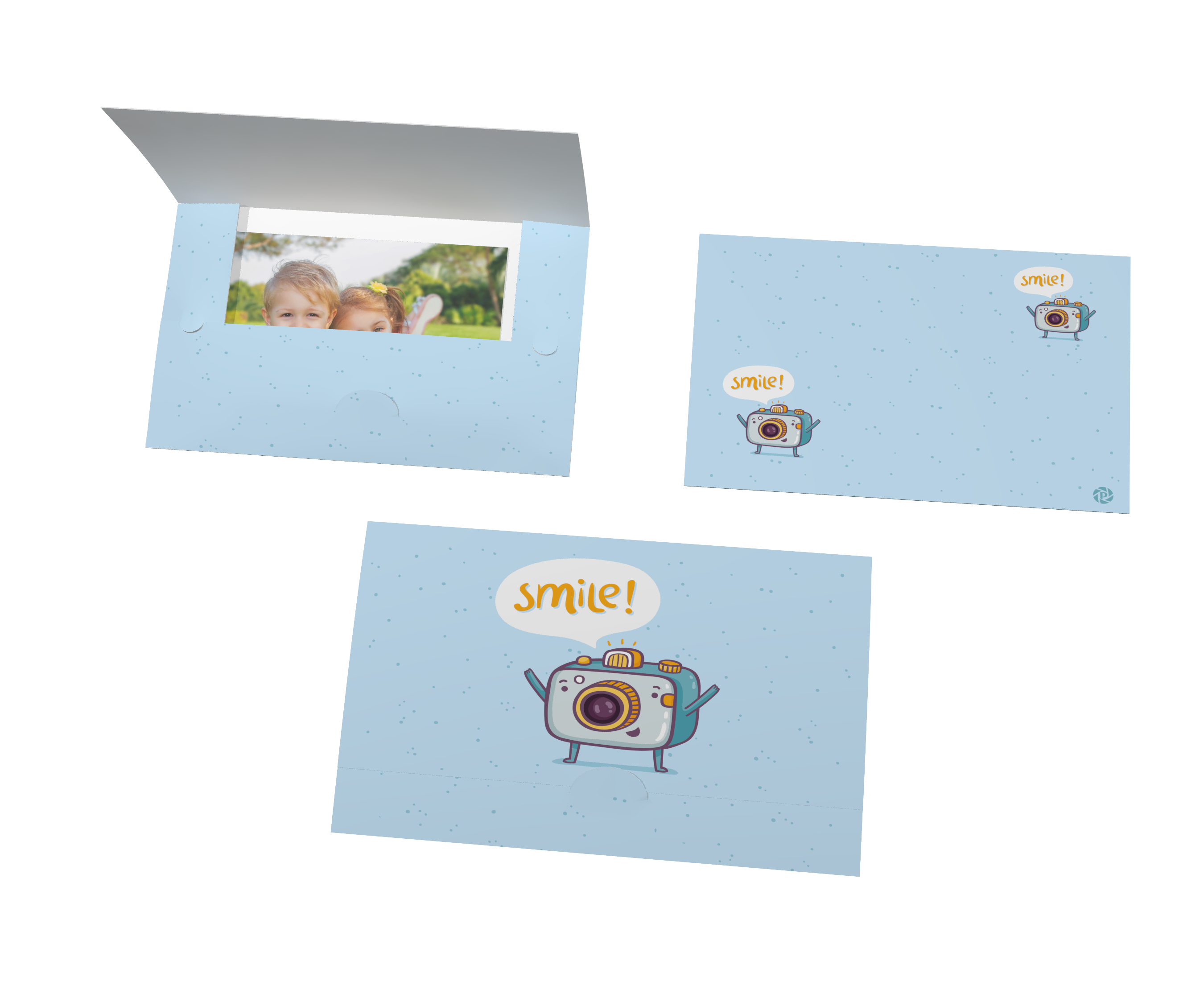 Faltmappe Motiv Smile Faltmappe Motiv Smile